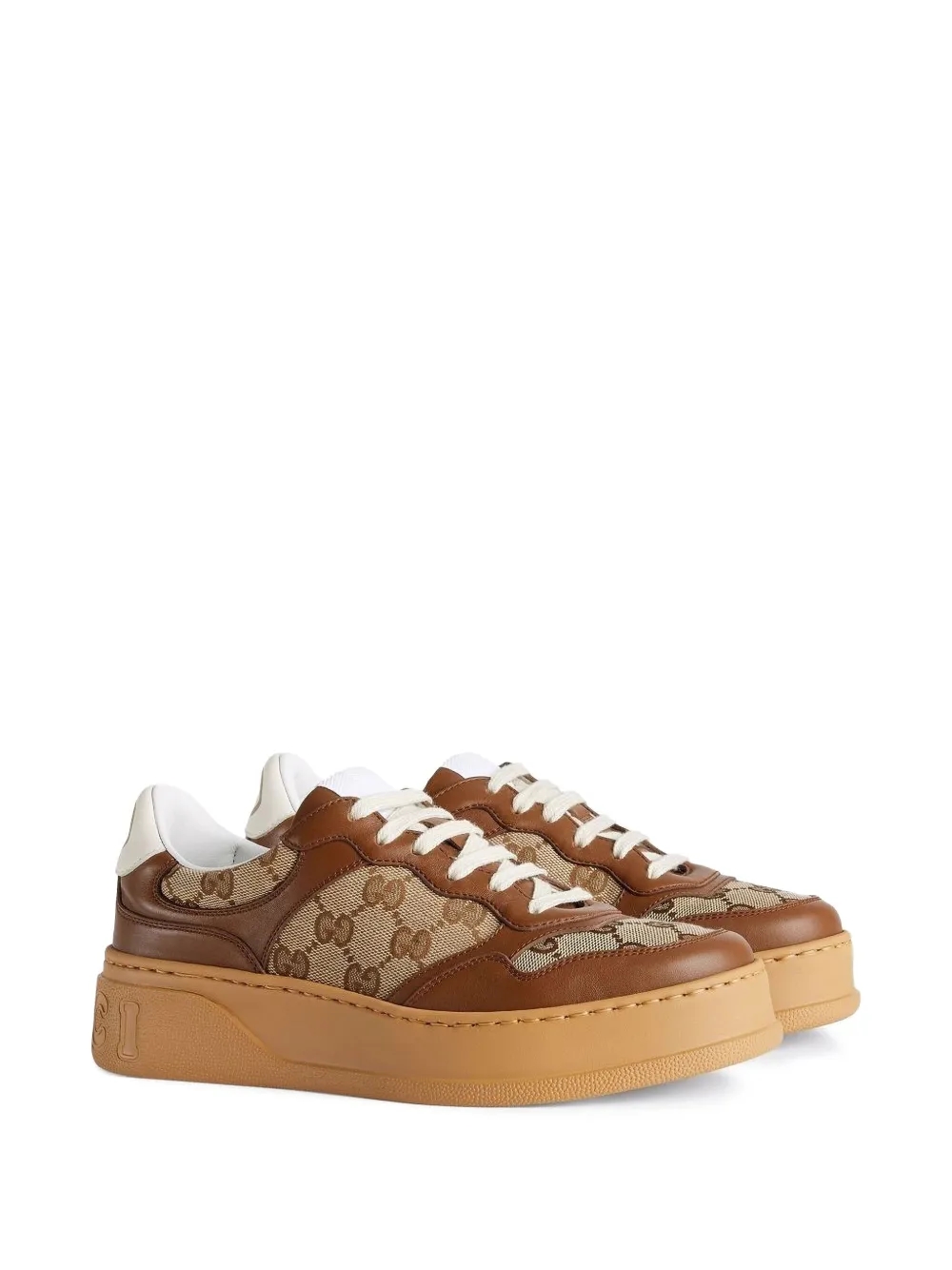 Gucci GG embossed low-top sneakers alternate angle